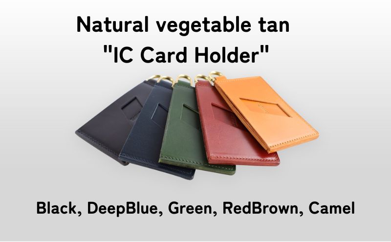 【ふるさと納税】パスケース TAANNERR IC Card Holder ブラック ディープブルー グリーン レッドブラウン キャメル 姫路 レザー ユニセックス ケアクリーム付き 定期入れ カードケース カードホルダー 本革 日本製 職人手づくり ブランド小物 兵庫 兵庫県 姫路市 サムネイル2
