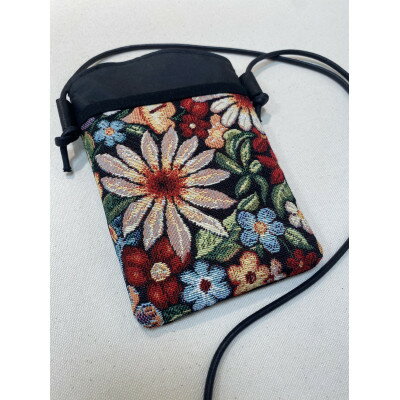 【ふるさと納税】ゴブラン織りの外ポケット付き、とにかくかる〜い携帯ポシェット【配送不可地域：沖縄県】【1453605】 サムネイル2