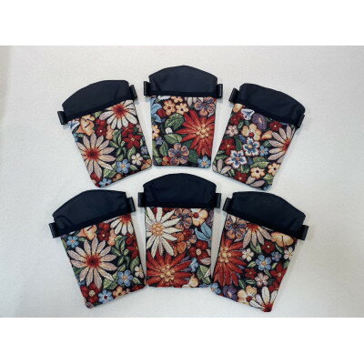 【ふるさと納税】ゴブラン織りの外ポケット付き、とにかくかる〜い携帯ポシェット【配送不可地域：沖縄県】【1453605】 サムネイル3