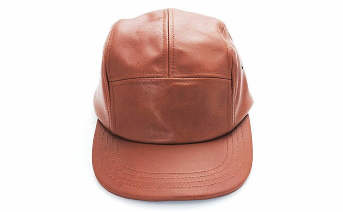 【ふるさと納税】手洗いOK！大きめレザーJETCAP キャメル〔 帽子 キャップ ビッグサイズ 〕 ファッション小物 雑貨 日用品 レザーキャップ サムネイル3