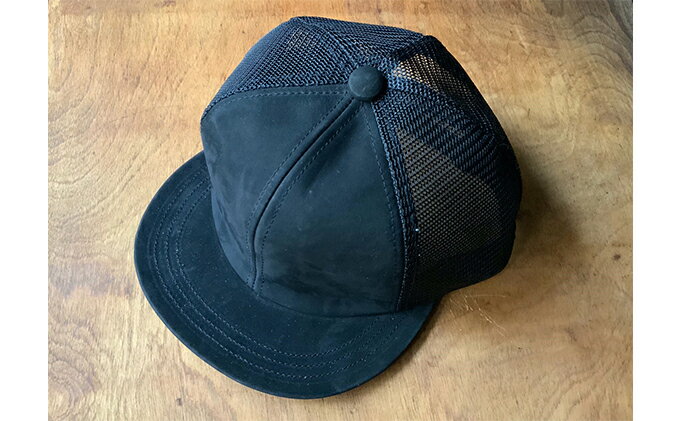 【ふるさと納税】ちょっと大きめレザーメッシュキャップ ファッション小物 帽子 サムネイル3