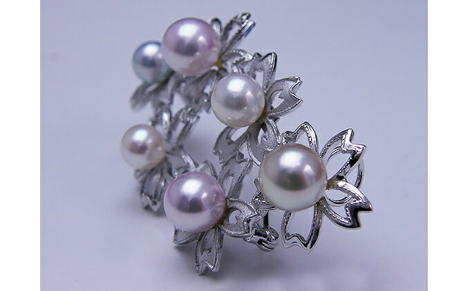 【ふるさと納税】アタシ頑張る！fromseaの散らない桜ブローチ ファッション小物 アクセサリー サムネイル3