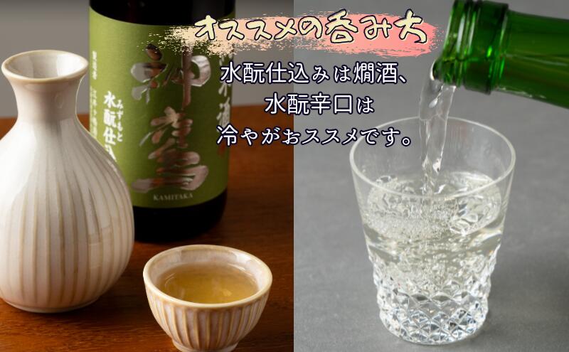 【ふるさと納税】神鷹 純米酒 水もと仕込み 辛口 720ml　お酒 日本酒 晩酌 飲み比べ セット 淡麗辛口 乳酸発酵 水もと仕込み 米の旨味 ライト すっきり キレ サムネイル3