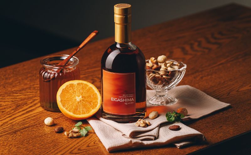 【ふるさと納税】ウイスキー フルーティーで華やかな香り ウイスキーシングルモルト江井ヶ嶋 QUARTET 500ml 化粧箱入［数量限定］ 酒 お酒 アルコール ヴァッティング 受賞 プレミアム 明石市 兵庫県 サムネイル3