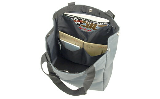 【ふるさと納税】豊岡産鞄 縦型トート（53386-12）グレー / かばん カバン 鞄 バッグ サムネイル2