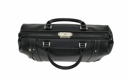 【ふるさと納税】豊岡産鞄 パトリックダレスボストンバッグ（No.1598-01）ブラック / かばん カバン 鞄 バッグ サムネイル2