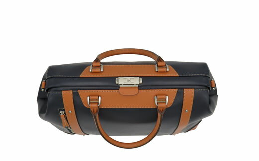 【ふるさと納税】豊岡産鞄 パトリックダレスボストンバッグ（No.1598-60）ネイビー / かばん カバン 鞄 バッグ サムネイル2