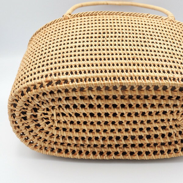 【ふるさと納税】【豊岡杞柳細工】　信玄篭（大） / 信玄篭 かごバッグ バスケット 丈夫 耐久性 伝統工芸品 豊岡杞柳細工 天然素材 高級 おしゃれ かわいい かご カゴ レトロ 和テイスト 長持ち ピクニック お出かけ 手作り ハンドメイド 日本製 サムネイル3