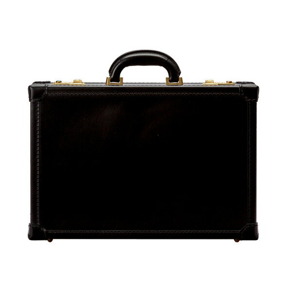 豊岡鞄 マスミ鞄嚢 アタッシュケース クラシック 小 ブライドルレザー ブラック / アタッシュケース B4 メンズ