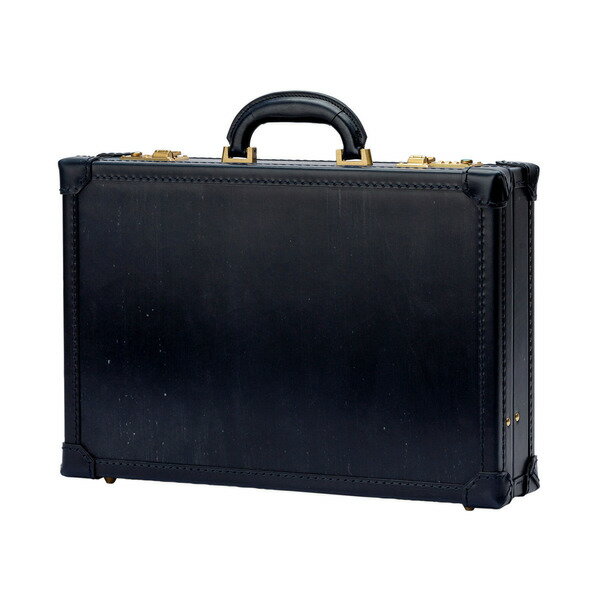 【ふるさと納税】豊岡鞄 マスミ鞄嚢 アタッシュケース クラシック 小 ブライドルレザー ネイビー / アタッシュケース B4 メンズ サムネイル2