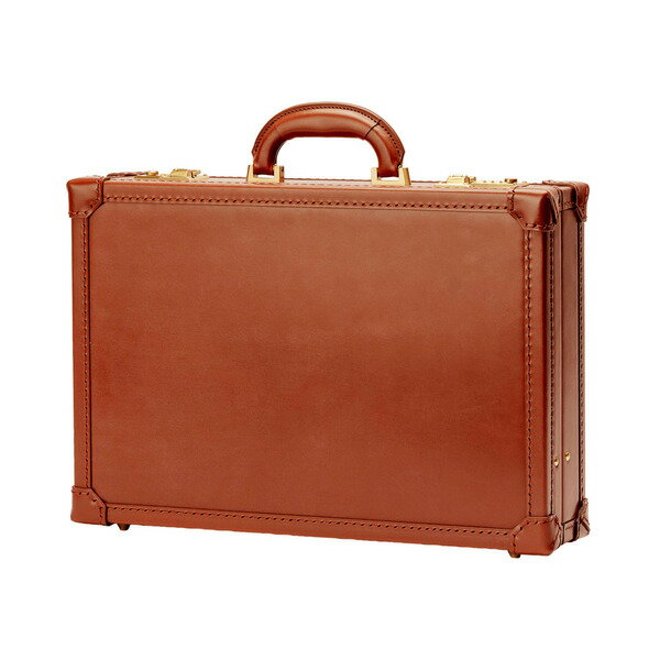 【ふるさと納税】豊岡鞄 マスミ鞄嚢 アタッシュケース クラシック 小 ブライドルレザー ヘーゼル / アタッシュケース B4 メンズ サムネイル2