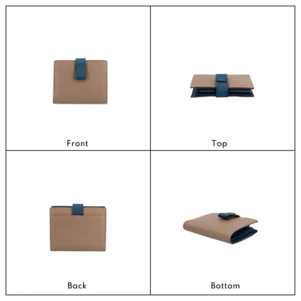 【ふるさと納税】豊岡財布 Atelier nuu noble 二つ折りウォレット NU70-102 トープ / アトリエヌウ 財布 二つ折り レディース 2つ折り財布 ブランド コンパクト 本革 サムネイル3