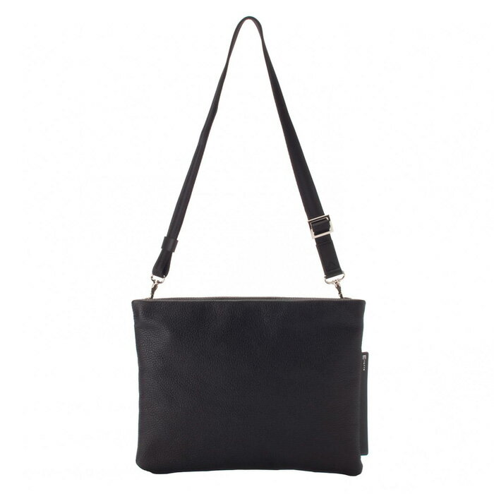 【ふるさと納税】豊岡鞄 TOTTE シュリンクサコッシュ MBC018 ブラック / 本革 ショルダーバッグ クラッチバッグ 2way 軽量 バッグ カバン サコッシュ レディース メンズ サムネイル2