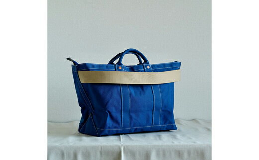 【ふるさと納税】木の庄帆布 NEO TOTE BAG ネオトートバッグ 【KinoshoTRANSIT】（マリンブルー） / トートバッグ 帆布 日本製 メンズ レディース 高級 かばん カバン 鞄 シンプル おしゃれ 青色 サムネイル2