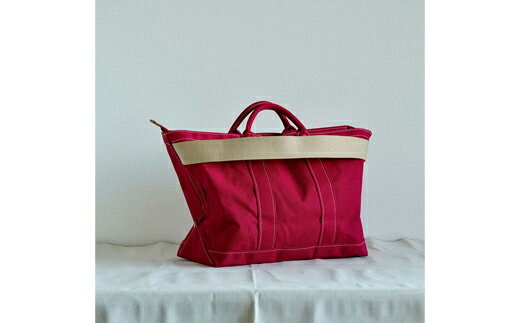 【ふるさと納税】木の庄帆布 NEO TOTE BAG ネオトートバッグ 【KinoshoTRANSIT】（レッド） / トートバッグ 帆布 日本製 メンズ レディース 高級 かばん カバン 鞄 シンプル おしゃれ 赤色 サムネイル2