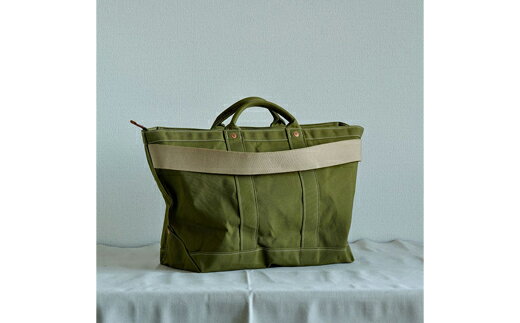 【ふるさと納税】木の庄帆布 NEO TOTE BAG ネオトートバッグ 【KinoshoTRANSIT】（オリーブ） / トートバッグ 帆布 日本製 メンズ レディース 高級 かばん カバン 鞄 シンプル おしゃれ 緑色 サムネイル2