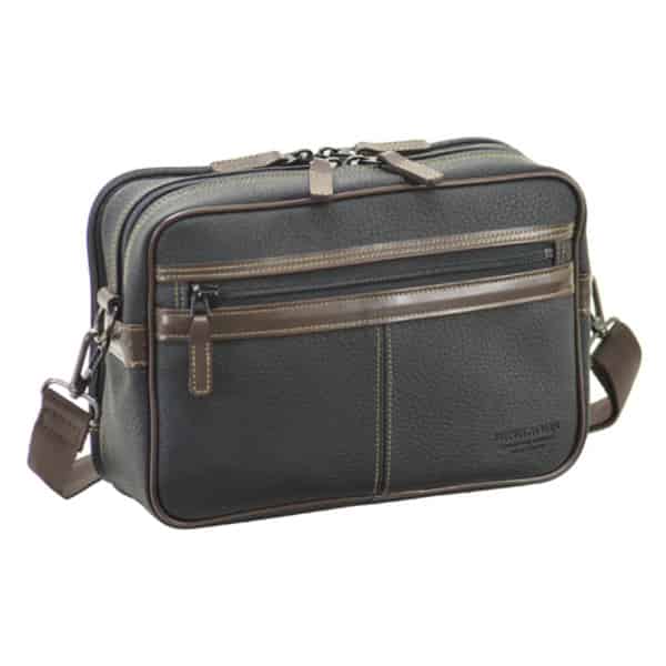 豊岡産鞄 ブレリアス 横型取っ手無ショルダー（16430-01）クロ / BRELIOUS ビジネスバッグ メンズ A5サイズ対応 ショルダーバッグ