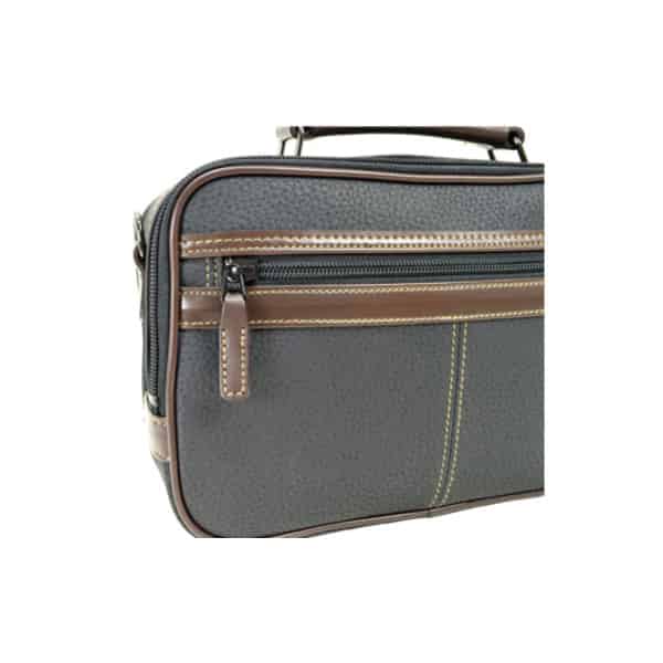 【ふるさと納税】豊岡産鞄 ブレリアス 横型取っ手無ショルダー（16430-01）クロ / BRELIOUS ビジネスバッグ メンズ A5サイズ対応 ショルダーバッグ サムネイル2