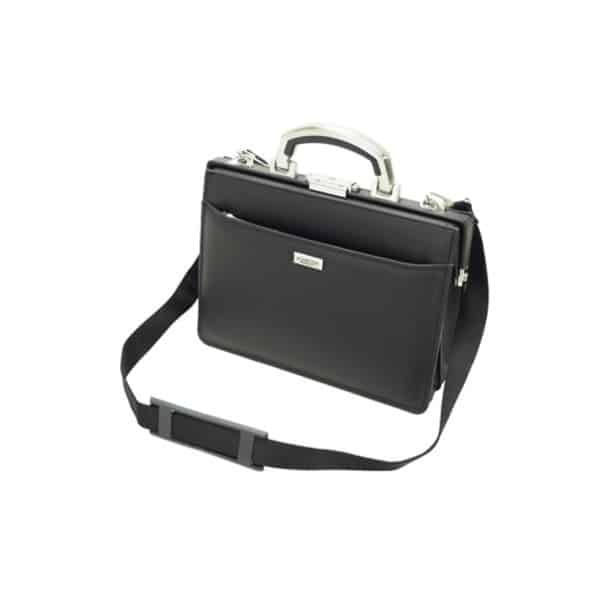 【ふるさと納税】豊岡産鞄 JCハミルトン アルミ手口枠ミニダレス（22341-01）クロ / J.C HAMILTON メンズ ビジネスバッグ かばん バッグ ダレスバッグ ダレス サムネイル2