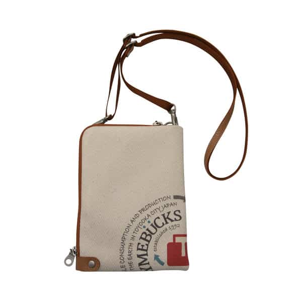 豊岡鞄 THYMEBUCKS ELDER クロスミニショルダー マルロゴ アカ / タイムバックス エルダー スマホショルダー ブランド レディース スマホポシェット 斜め掛け 大人 かわいい おしゃれ 肩掛け スマホ ショルダーバッグ ポーチ