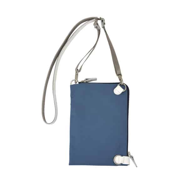 【ふるさと納税】豊岡鞄 THYMEBUCKS For the Blue クロスミニショルダー オーシャンブルー / タイムバックス スマホショルダー ブランド レディース スマホポシェット 斜め掛け 大人 かわいい おしゃれ 肩掛け スマホ ショルダーバッグ ポーチ サムネイル2