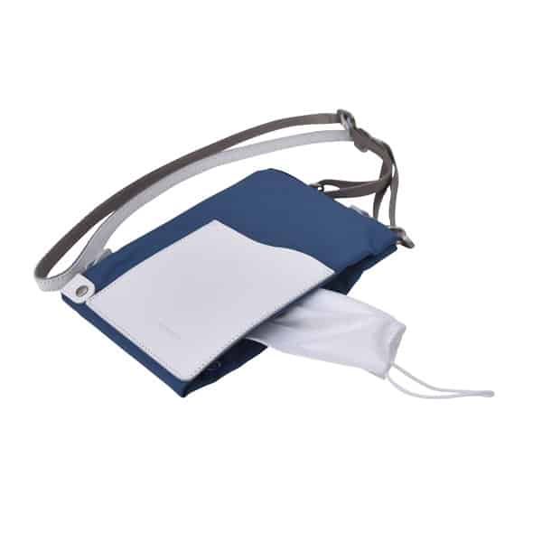 【ふるさと納税】豊岡鞄 THYMEBUCKS For the Blue クロスミニショルダー オーシャンブルー / タイムバックス スマホショルダー ブランド レディース スマホポシェット 斜め掛け 大人 かわいい おしゃれ 肩掛け スマホ ショルダーバッグ ポーチ サムネイル3