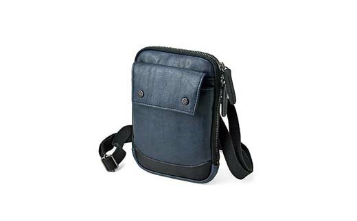 【豊岡鞄】BAGGEX ウォレットショルダーバッグ ネイビー 13-1106-80 / バジェックス 豊岡鞄 ショルダーバッグ 財布代わり スマホ収納 コンパクト 抗菌 抗ウイルス シンプル 無地 おしゃれ かっこいい メンズ レディース 旅行 かばん 日本製 紺色