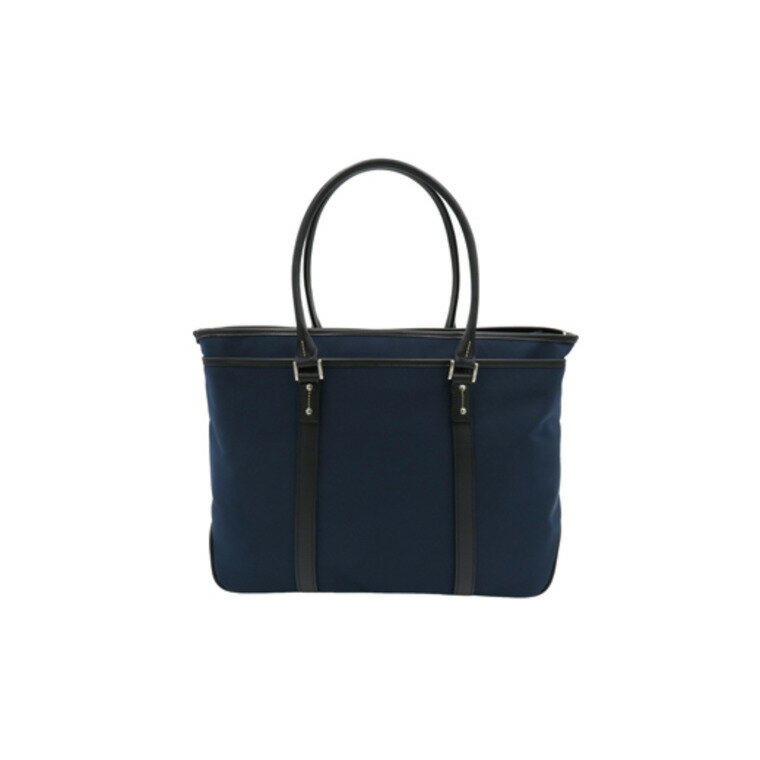 【ふるさと納税】エビータビジネストート 【選べる2カラー ブラック・ネイビー】(No.5025) / 木和田 トートバッグ ビジネス 軽量 撥水 ナイロン ショルダーベルト付き パソコン お弁当箱 肩掛け 手提げ 高級 かばん カバン バッグ 鞄 手作り メンズ レディース 日本製 サムネイル2