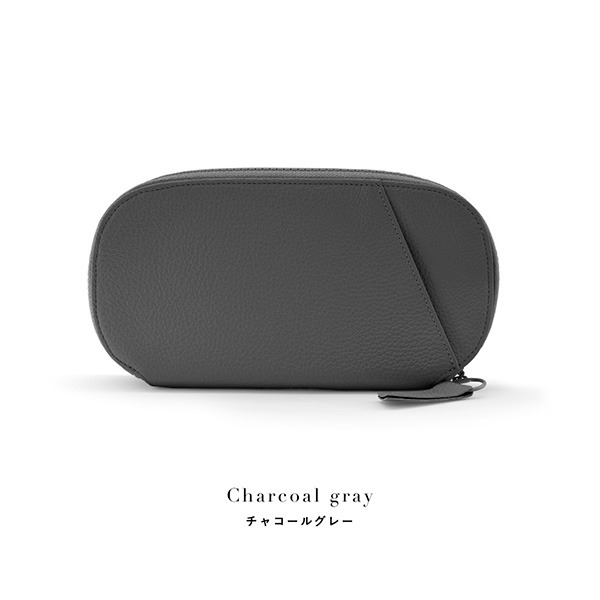 豊岡財布 トラベルウォレット CITE-002 チャコールグレー / itten-itten イッテンイッテン スマートウォレット ブランド レディース 長財布 本革 財布 サイフ