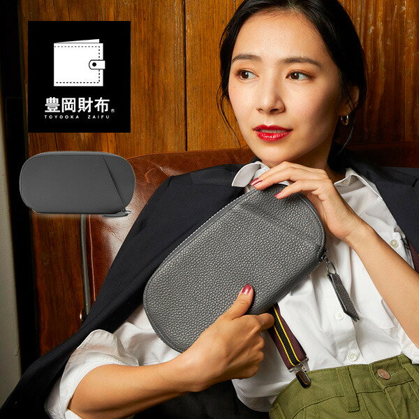 【ふるさと納税】豊岡財布 トラベルウォレット CITE-002 チャコールグレー / itten-itten イッテンイッテン スマートウォレット ブランド レディース 長財布 本革 財布 サイフ サムネイル2