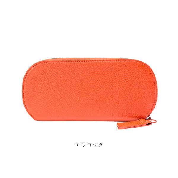 【ふるさと納税】豊岡財布 ラウンドウォレット CITE-004 テラコッタ / itten-itten イッテンイッテン スマートウォレット ブランド レディース 長財布 本革 財布 サイフ ラウンドファスナー サムネイル3
