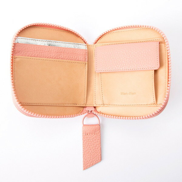 【ふるさと納税】豊岡財布 ラウンドミニウォレット CITE-006 ペールグリーン / itten-itten イッテンイッテン スマートウォレット ブランド 本革 コインケース 小銭入れ カードケース レディース 財布 コンパクト ラウンドファスナー サムネイル3