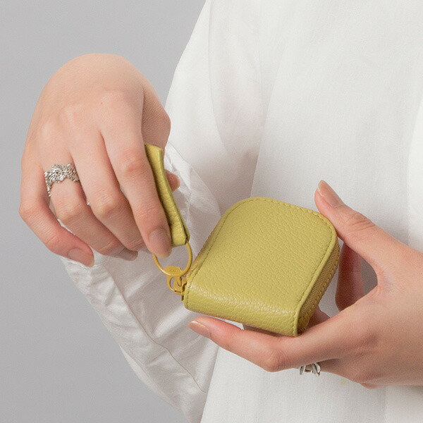 【ふるさと納税】豊岡財布 コインケース CITG-018 イエロー / itten-itten イッテンイッテン ブランド 本革 小銭入れ レディース 財布 コンパクト サイフ 革小物 サムネイル3