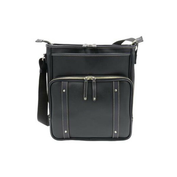 【ふるさと納税】パトリック A4サイズ対応縦型ショルダーバッグ（No.4995-01)ブラック / 豊岡産 豊岡製かばん バッグ サムネイル2