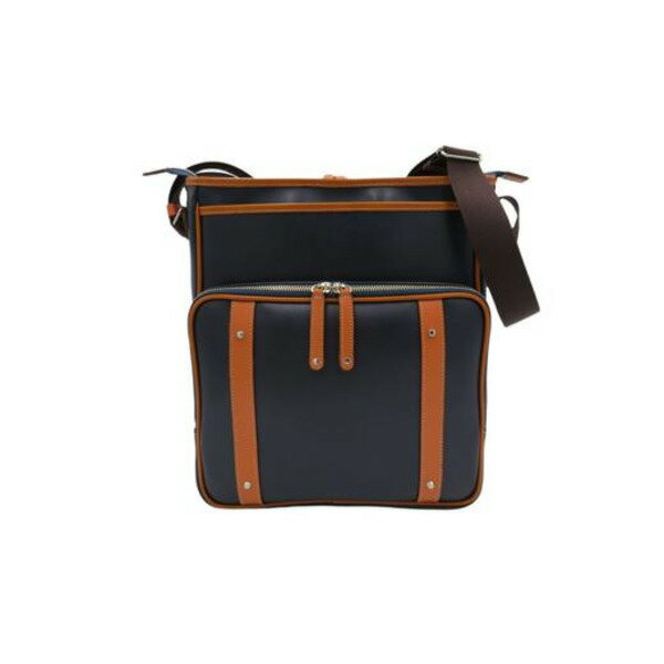 【ふるさと納税】パトリック A4サイズ対応縦型ショルダーバッグ（No.4995-60)ネイビー / 豊岡産 豊岡製かばん バッグ サムネイル2