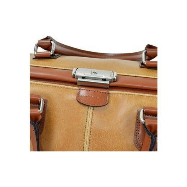 【ふるさと納税】AH 白化合皮レトロダレスボストン 10422-10(キャメル) / 豊岡産 豊岡製かばん バッグ サムネイル3