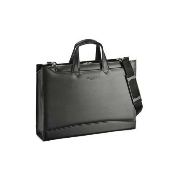 合皮大開き兼用ビジネス 中（22345-01）クロ / 豊岡産 豊岡製かばん バッグ