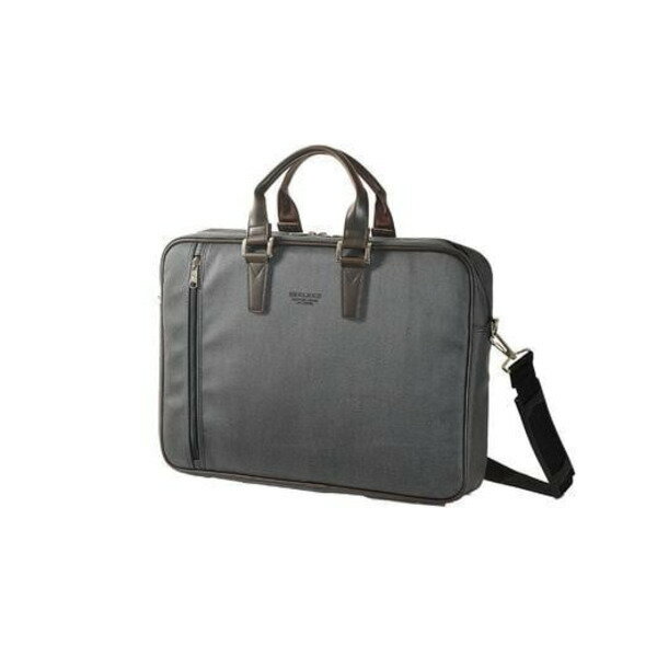 デニム調シングルビジネス（26695-01）クロ / 豊岡産 豊岡製かばん バッグ