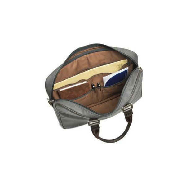 【ふるさと納税】デニム調シングルビジネス（26695-01）クロ / 豊岡産 豊岡製かばん バッグ サムネイル2