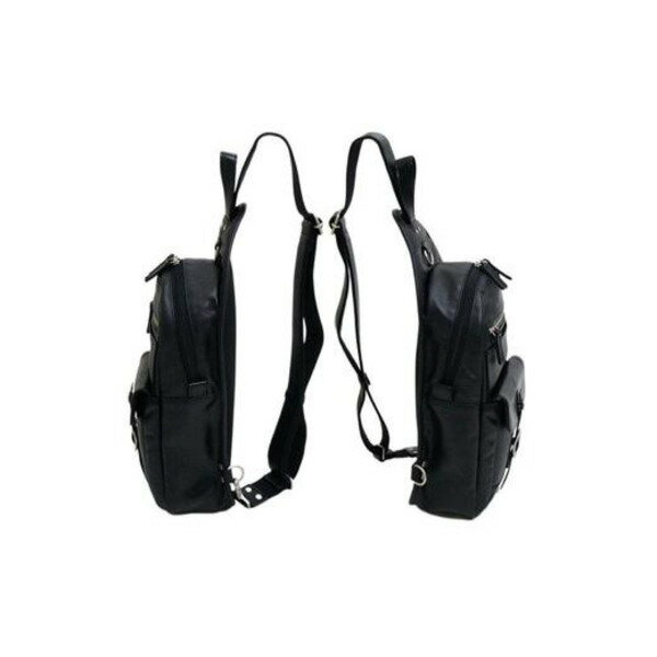 【ふるさと納税】バレンチノ・サバティーニ ボディバッグ（No.4966-01）ブラック / バッグ かばん サムネイル2