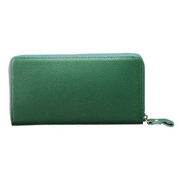 【ふるさと納税】豊岡工房 牛革コインが分けられる長財布（3774-33）グリーン / 財布 ウォレット サムネイル2