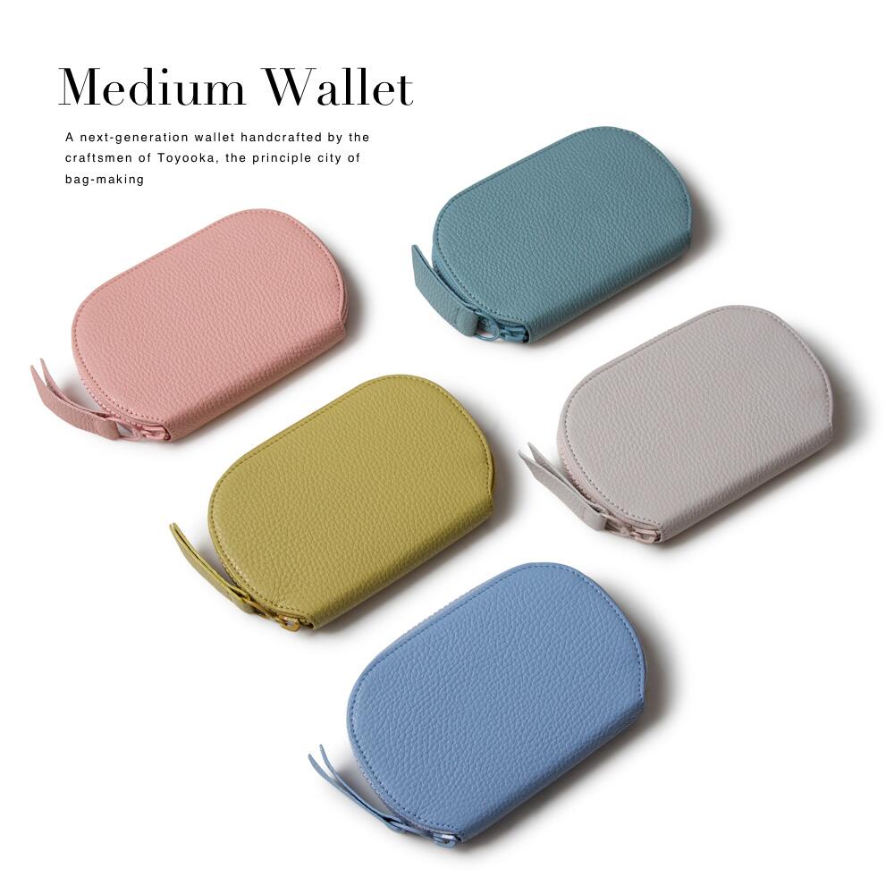 【ふるさと納税】豊岡財布 ミディアムウォレット CITE-014 オーク / itten-itten イッテンイッテン スマートウォレット ブランド レディース 長財布 本革 財布 コンパクト サイフ サムネイル2