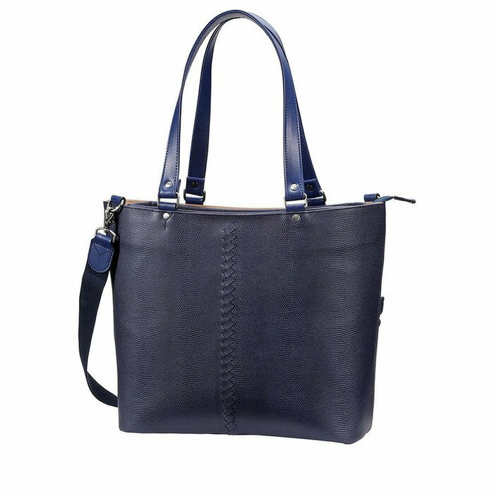 【ふるさと納税】豊岡鞄 YOUTA LIZARD 2way トート（YK-30）ネイビー / 木和田正昭商店 トートバッグ ショルダー メンズ レディース ビジネス バッグ A4ファイル対応 サムネイル2