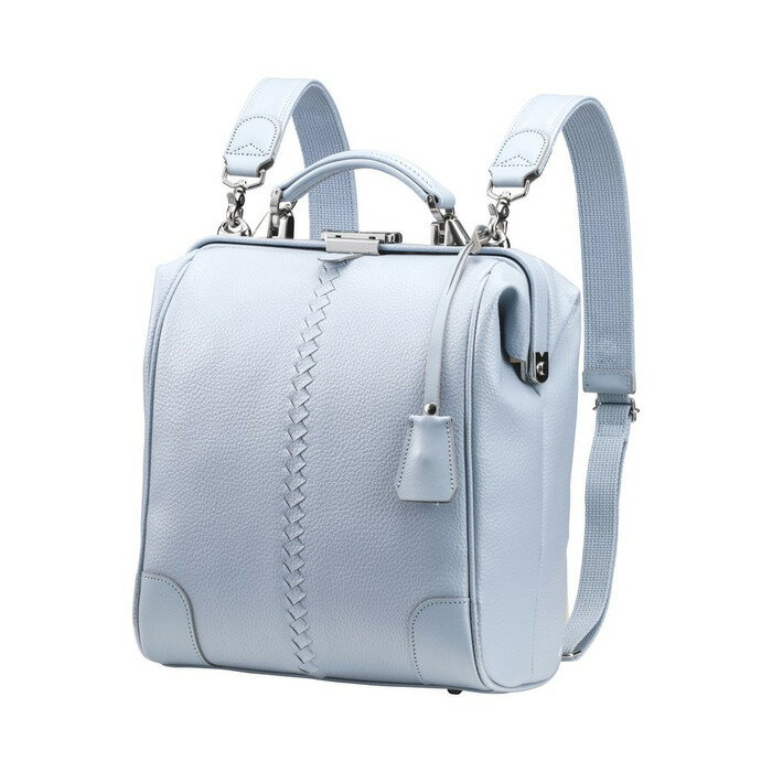 【ふるさと納税】豊岡鞄 YOUTA ELK 3way ダレス S（YK9S）スカイ / 木和田正昭商店 ダレスリュック ビジネスバッグ ブリーフケース ショルダー ダレスバッグ A4ファイル対応 メンズ レディース バッグ サムネイル3