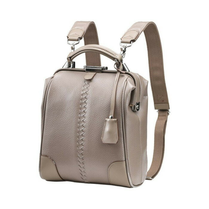 【ふるさと納税】豊岡鞄 YOUTA ELK 3way 縦ダレス MINI（YK60）トープ / 木和田正昭商店 ダレスリュック ビジネスバッグ ブリーフケース ワンショルダー ダレスバッグ B5クリアファイル対応 メンズ レディース バッグ サムネイル2