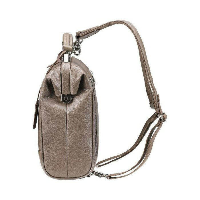 【ふるさと納税】豊岡鞄 YOUTA ELK 3way 縦ダレス MINI（YK60）トープ / 木和田正昭商店 ダレスリュック ビジネスバッグ ブリーフケース ワンショルダー ダレスバッグ B5クリアファイル対応 メンズ レディース バッグ サムネイル3