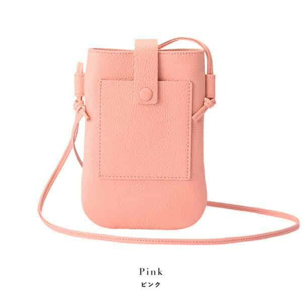 【ふるさと納税】豊岡鞄 ミニポシェット CITG-022 ピンク / itten-itten イッテンイッテン ブランド 本革 レディース ミニショルダーバッグ 斜め掛け 肩掛け バッグ スマホポシェット サムネイル2