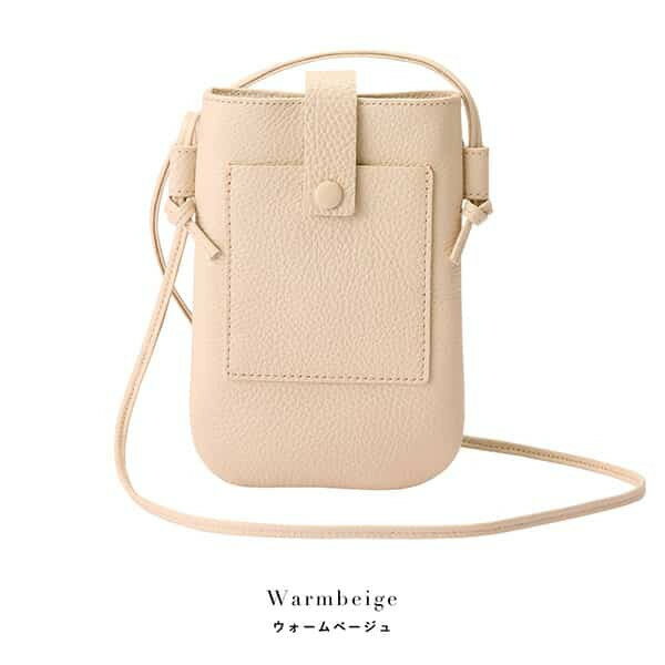 【ふるさと納税】豊岡鞄 ミニポシェット CITG-022 ウォームベージュ / itten-itten イッテンイッテン ブランド 本革 レディース ミニショルダーバッグ 斜め掛け 肩掛け バッグ スマホポシェット サムネイル2