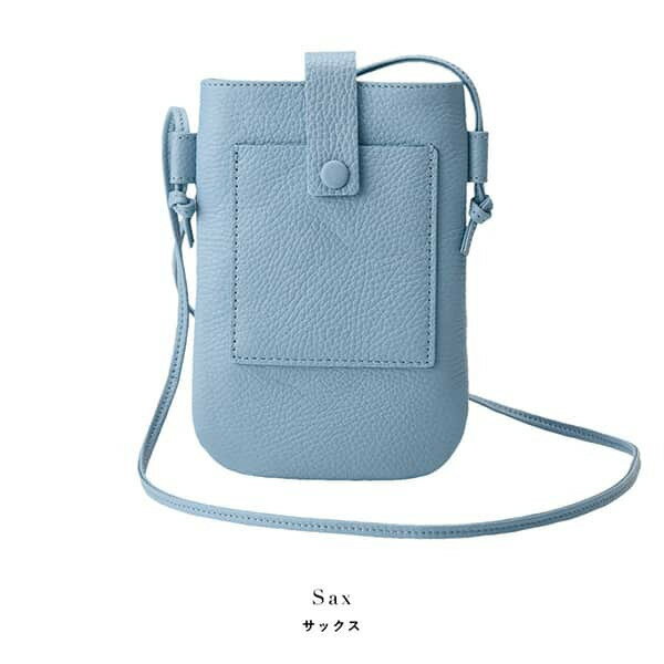 【ふるさと納税】豊岡鞄 ミニポシェット CITG-022 サックス / itten-itten イッテンイッテン ブランド 本革 レディース ミニショルダーバッグ 斜め掛け 肩掛け バッグ スマホポシェット サムネイル2