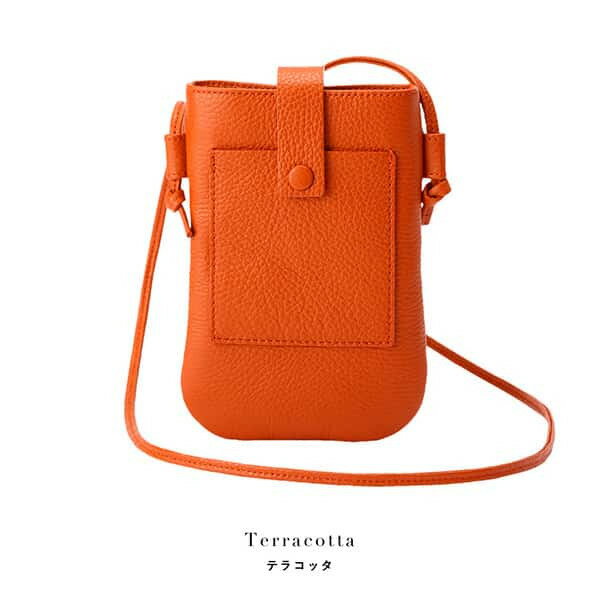 【ふるさと納税】豊岡鞄 ミニポシェット CITG-022 テラコッタ / itten-itten イッテンイッテン ブランド 本革 レディース ミニショルダーバッグ 斜め掛け 肩掛け バッグ スマホポシェット サムネイル2